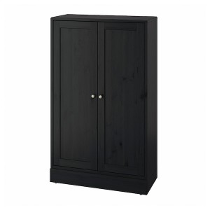 IKEA HAVSTA cabinet with base, 31 7/8x14 5/8x52 3/4 in Black, Ikea Outlet | 8973GHWOZ