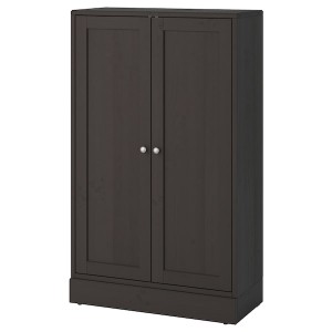IKEA HAVSTA cabinet with base, 31 7/8x14 5/8x52 3/4 in Dark Brown, Ikea Outlet | 7954JISQG