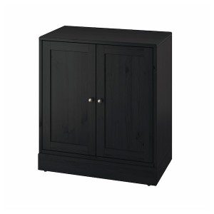 IKEA HAVSTA cabinet with base, 31 7/8x18 1/2x35 in Black, Ikea Outlet | 8427EYARN