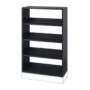 IKEA HAVSTA shelf unit, 31 7/8x13 3/4x48 3/8 in Black, Ikea Outlet | 4201IQMJB