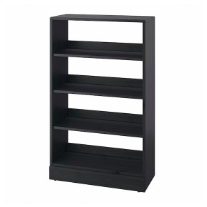 IKEA HAVSTA shelving unit with base, 31 7/8x14 5/8x52 3/4 in Black, Ikea Outlet | 9821LDMOW