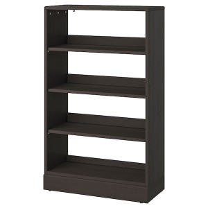 IKEA HAVSTA shelving unit with base, 31 7/8x14 5/8x52 3/4 in Dark Brown, Ikea Outlet | 9082QNFGT