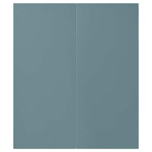 IKEA HAVSTORP 2-p door/corner base cabinet set, 13x30 in Turquoise, Ikea Outlet | 9486FZIMK