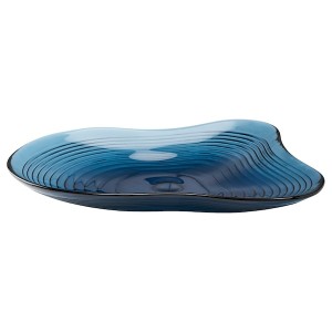 IKEA HÄCKPOPPEL decorative bowl, blue, 9 ½ in, Ikea Outlet | 6381TFEDW