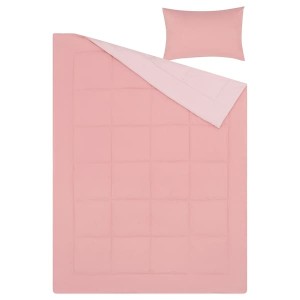 IKEA HEDFRYLE comforter set, Twin/Twin X-long Pink, Ikea Outlet | 1765MADWR