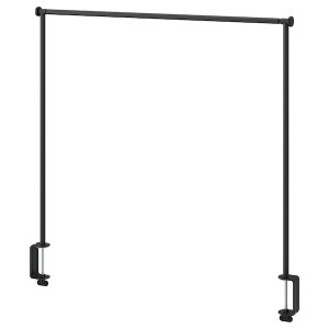 IKEA HELGEÖ decorating rod for table, black adjustable/outdoor indoor, 45 1/4/92 1/2x45 5/8 in, Ikea Outlet | 2436MATIX
