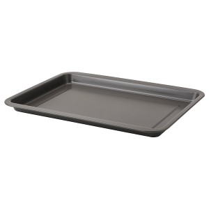 IKEA HEMMABAK baking pan, gray, 16x12 in, Ikea Outlet | 6873WHZSQ