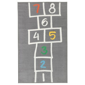 IKEA HEMMAHOS rug, gray, 39 3/8x63 in, Ikea Outlet | 5248WIAXV