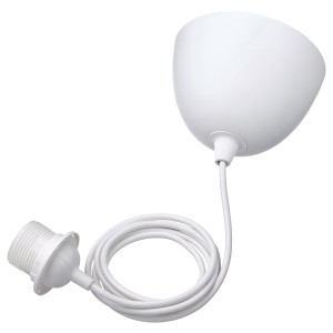 IKEA HEMMA Cord set, 5 ' 11 in White, Ikea Outlet | 4590NZMWJ