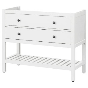 IKEA HEMNES Bathroom vanity with 2 drawers, 36 in White, Ikea Outlet | 8120QXDEB