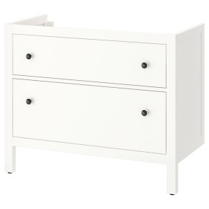 IKEA HEMNES Bathroom vanity with drawers, 36x32 3/8 in White, Ikea Outlet | 5416UQCTG