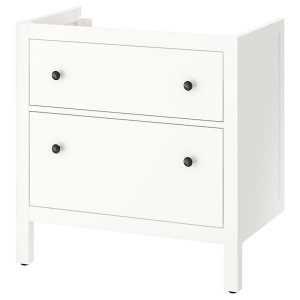 IKEA HEMNES Bathroom vanity with drawers, 30x32 3/8 in White, Ikea Outlet | 5706OCRAB