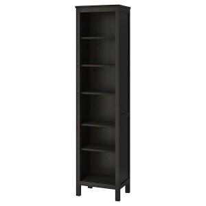 IKEA HEMNES Bookcase, 19 1/4x77 1/2 in Black / Brown, Ikea Outlet | 0315JUWFP