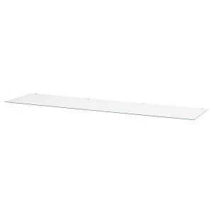 IKEA HEMNES Glass top, transparent, 62 5/8x19 5/8 in, Ikea Outlet | 3057WLJEK