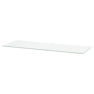 IKEA HEMNES glass top, transparent, 42 1/2x19 5/8 in, Ikea Outlet | 0654ADMSL