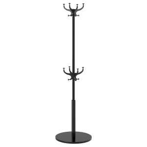 IKEA HEMNES hat and coat stand, black, 72 7/8 in, Ikea Outlet | 4052VNJEH