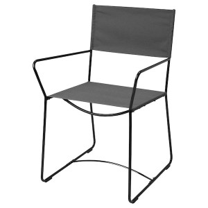 IKEA HÖGALT chair Black / Älvsborg Dark Gray, Ikea Outlet | 9764EYHNB