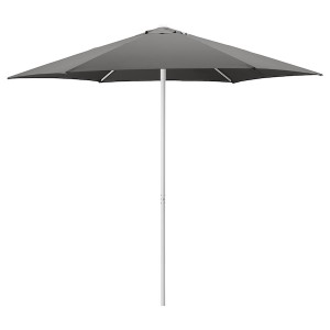 IKEA HÖGÖN Umbrella, 106 1/4 in Gray, Ikea Outlet | 7913NMQHU