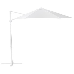 IKEA HÖGÖN Umbrella, hanging, white, Ikea Outlet | 6908PGDOQ