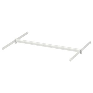 IKEA HJÄLPA clothes rail +2 suspension rails, adjustable/white, 23 5/8-39 3/8x21 5/8 in, Ikea Outlet | 5140HYUKL