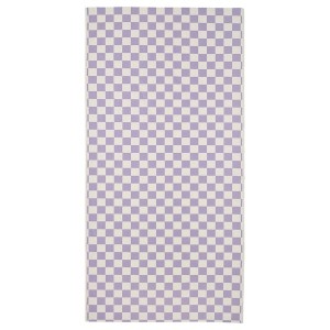 IKEA HÄNGPELARGON pre-cut fabric, white/lilac, 59x118 in, Ikea Outlet | 0754RLHNG