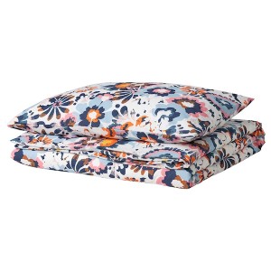 IKEA HÖNSGULLÖRT duvet cover and pillowcase(s), Twin Floral Pattern / Multicolor, Ikea Outlet | 9185MLNCW