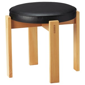 IKEA HOLMSJÖ stool, beech/Jonsbyn black, Ikea Outlet | 7215ZEQFV
