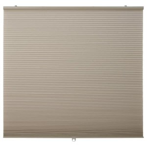 IKEA HOPPVALS Cellular blind, 27x64 in Beige, Ikea Outlet | 7325TQDHF