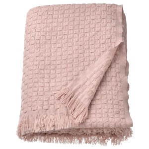 IKEA HORNMAL throw, 51x67 in Light Pink, Ikea Outlet | 3658RAGTK