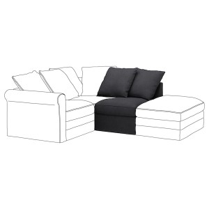 IKEA HÄRLANDA 1-seat section Sporda Dark Gray, Ikea Outlet | 9237UTCQL