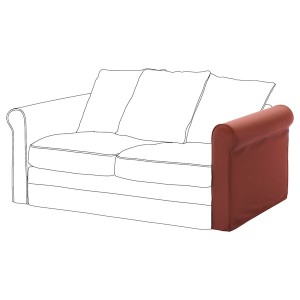 IKEA HÄRLANDA Cover for armrest Ljungen Light Red, Ikea Outlet | 8615JAFMT