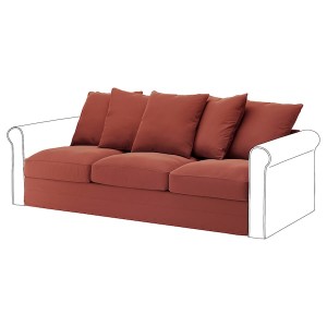 IKEA HÄRLANDA Cover for sofa section Ljungen Light Red, Ikea Outlet | 0435UPOZE