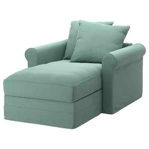 IKEA HÄRLANDA chaise cover Ljungen Light Green, Ikea Outlet | 3496TXJBQ