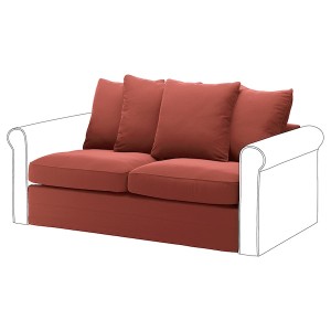 IKEA HÄRLANDA cover for loveseat sleeper section Ljungen Light Red, Ikea Outlet | 8165TWBGI