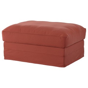 IKEA HÄRLANDA cover for ottoman with storage Ljungen Light Red, Ikea Outlet | 7085HGYMN