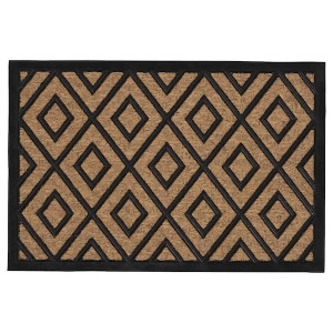 IKEA HÖRMESTED door mat, 2'0 inx2'11 in Black, Ikea Outlet | 7846LOUWH
