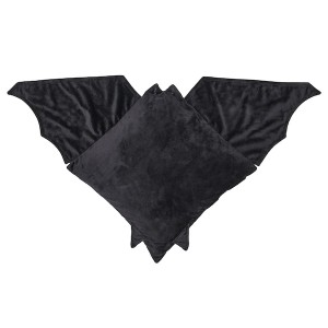 IKEA HÖSTAGILLE cushion cover, bat black, 47x28 in, Ikea Outlet | 3958QHEXO