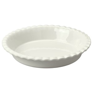 IKEA HÖSTAGILLE pie plate, off-white, 13 in, Ikea Outlet | 4513LDYFC
