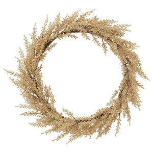 IKEA HÖSTKVÄLL artificial wreath, indoor/outdoor natural, 17 in, Ikea Outlet | 7590HNPMD
