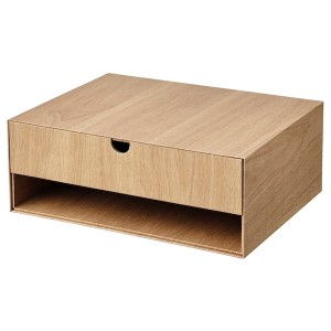 IKEA HÄSTVISKARE mini chest of drawers, oak effect, 12 ½x9 ½ in, Ikea Outlet | 5178NXZUO