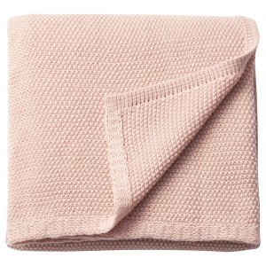 IKEA HUMLEMOTT throw, 51x67 in Pale Pink, Ikea Outlet | 3816WNADT