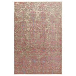 IKEA HVIDING rug, red/gray, 5'3 inx7'10 in Red / Gray, Ikea Outlet | 8059FWIKA