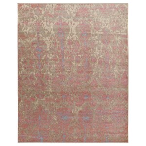 IKEA HVIDING rug, red/gray, 7'10 inx9'10 in Red / Gray, Ikea Outlet | 2185YQIEN