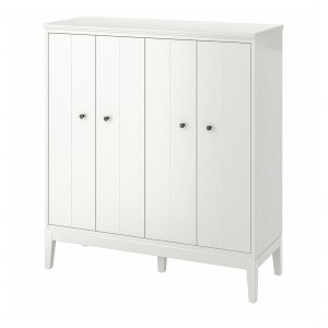 IKEA IDANÄS cabinet with bi-folding doors, white, 47 5/8x53 1/8 in, Ikea Outlet | 0274IQOAN