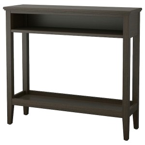 IKEA IDANÄS console table, 41x12 5/8x37 3/8 in Dark Brown Stained, Ikea Outlet | 2168PIVEH