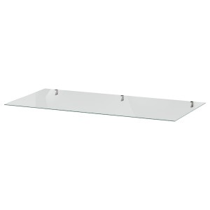 IKEA IDANÄS glass top, clear, 40 1/2x19 5/8 in, Ikea Outlet | 6430OXQTV