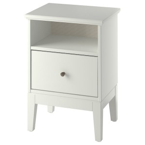 IKEA IDANÄS nightstand, 18 1/2x15 3/4 in White, Ikea Outlet | 8970BRSIL