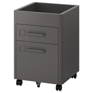IKEA IDÅSEN Drawer unit on casters, 16 1/2x24 in. Learn more! Dark Gray, Ikea Outlet | 1430SKLHQ