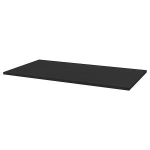 IKEA IDÅSEN Tabletop, 63x31 1/2 in Black, Ikea Outlet | 0593RMKWH