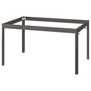 IKEA IDÅSEN underframe for table top, 54 3/4x27 1/8x28 3/8 in Dark Gray, Ikea Outlet | 8235WLYUA